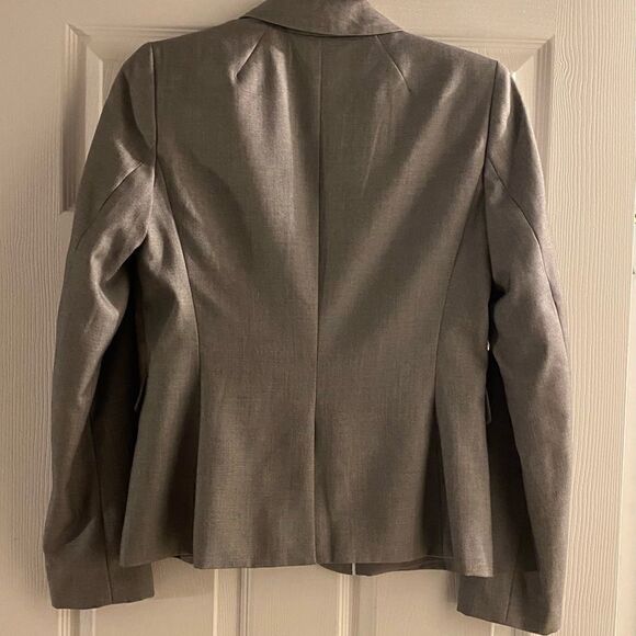 Calvin Klein Gray Blazer Size 4 - Picture 4 of 10